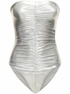WEWOREWHAT Ruched One Piece Swimsuit