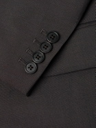 The Row - Sabriel Grain de Poudre Wool and Mohair-Blend Blazer - Brown