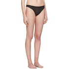 Land of Women Black Mesh Thong