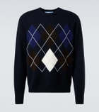Arch4 Argyle cashmere sweater