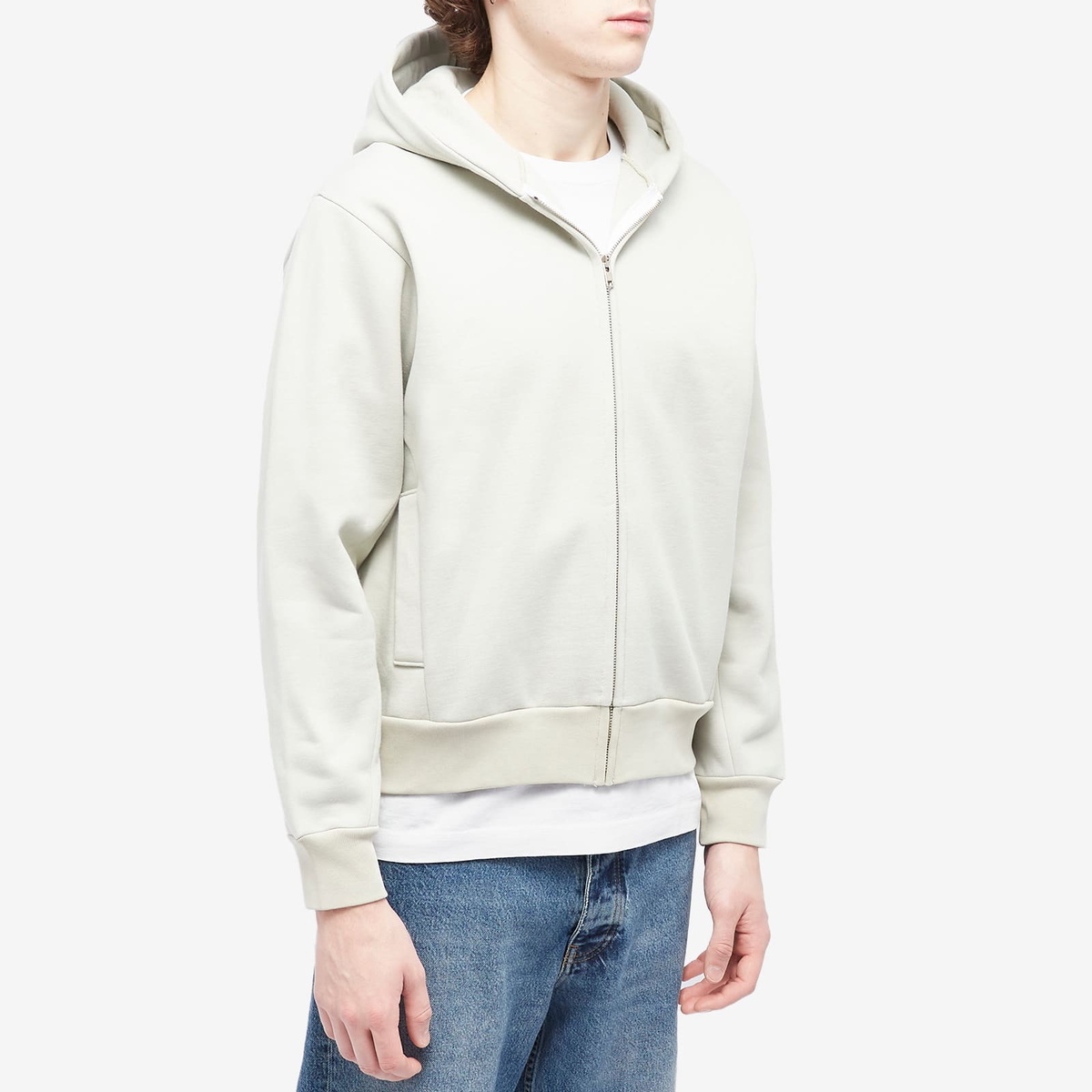Lady White Co. Men's Heavyweight Zip Hoodie in Swiss Natural Lady