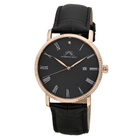 Porsamo Bleu Veritas 1 Quartz Black Dial Mens Watch 1361HVEL