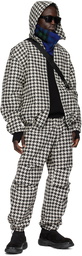 Burberry Black & White Houndstooth Trousers