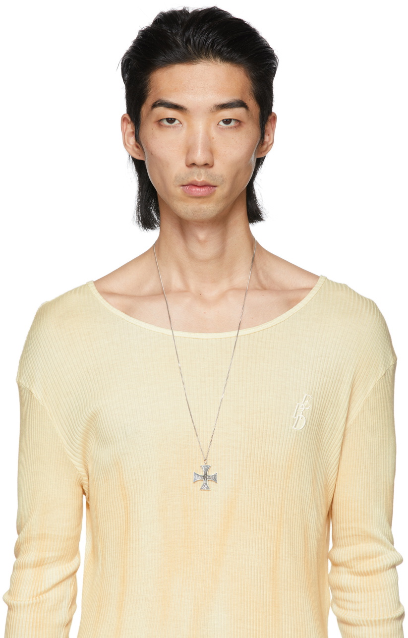Enfants Riches Déprimés Silver Cross Necklace Enfants Riches Deprimes