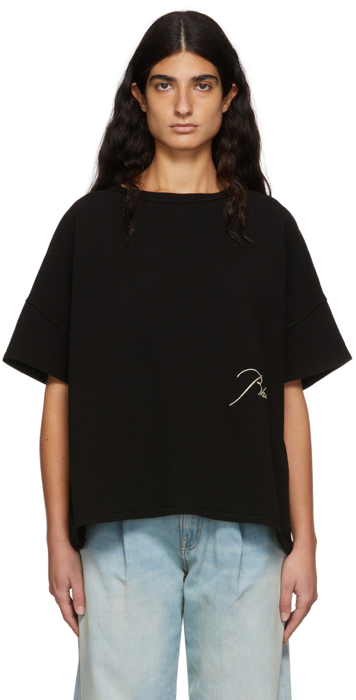 Rhude Black Reverse T-Shirt Rhude