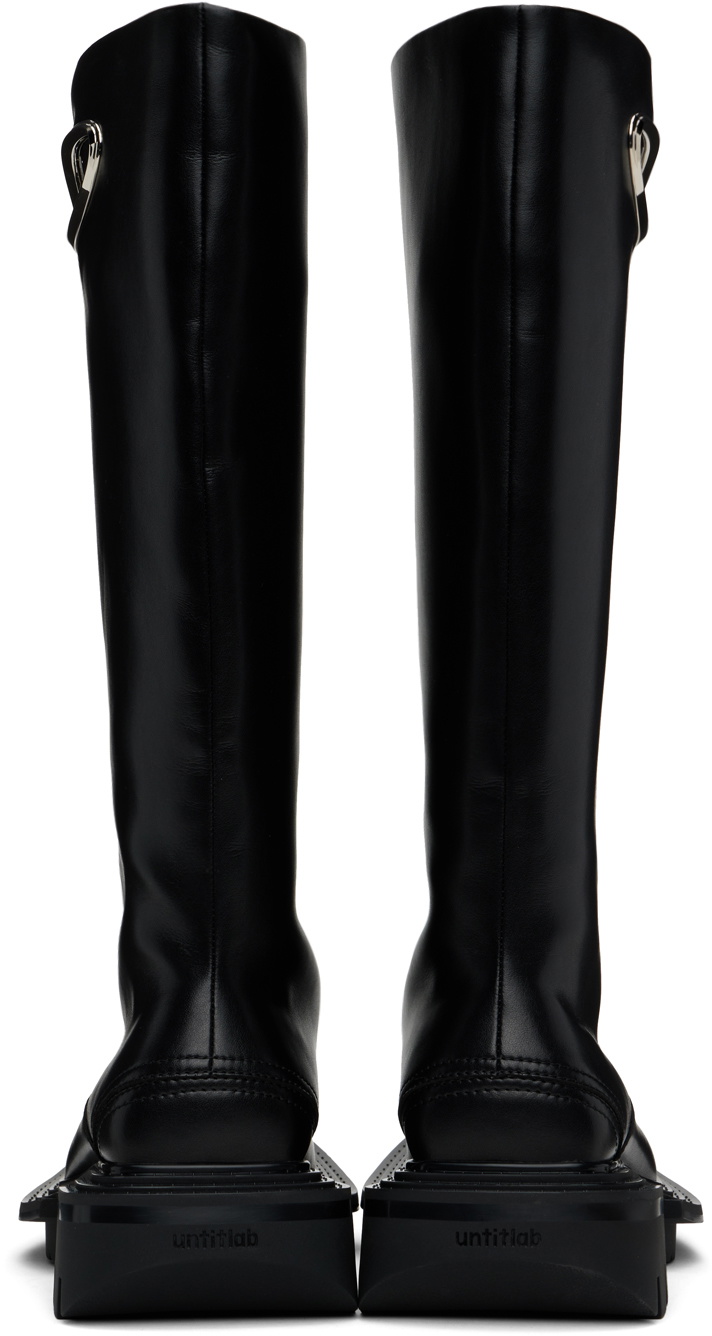 untitlab® Black Reel Ring Boots