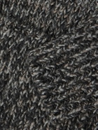 Altea - Double-Breasted Shawl-Collar Knitted Cardigan - Gray