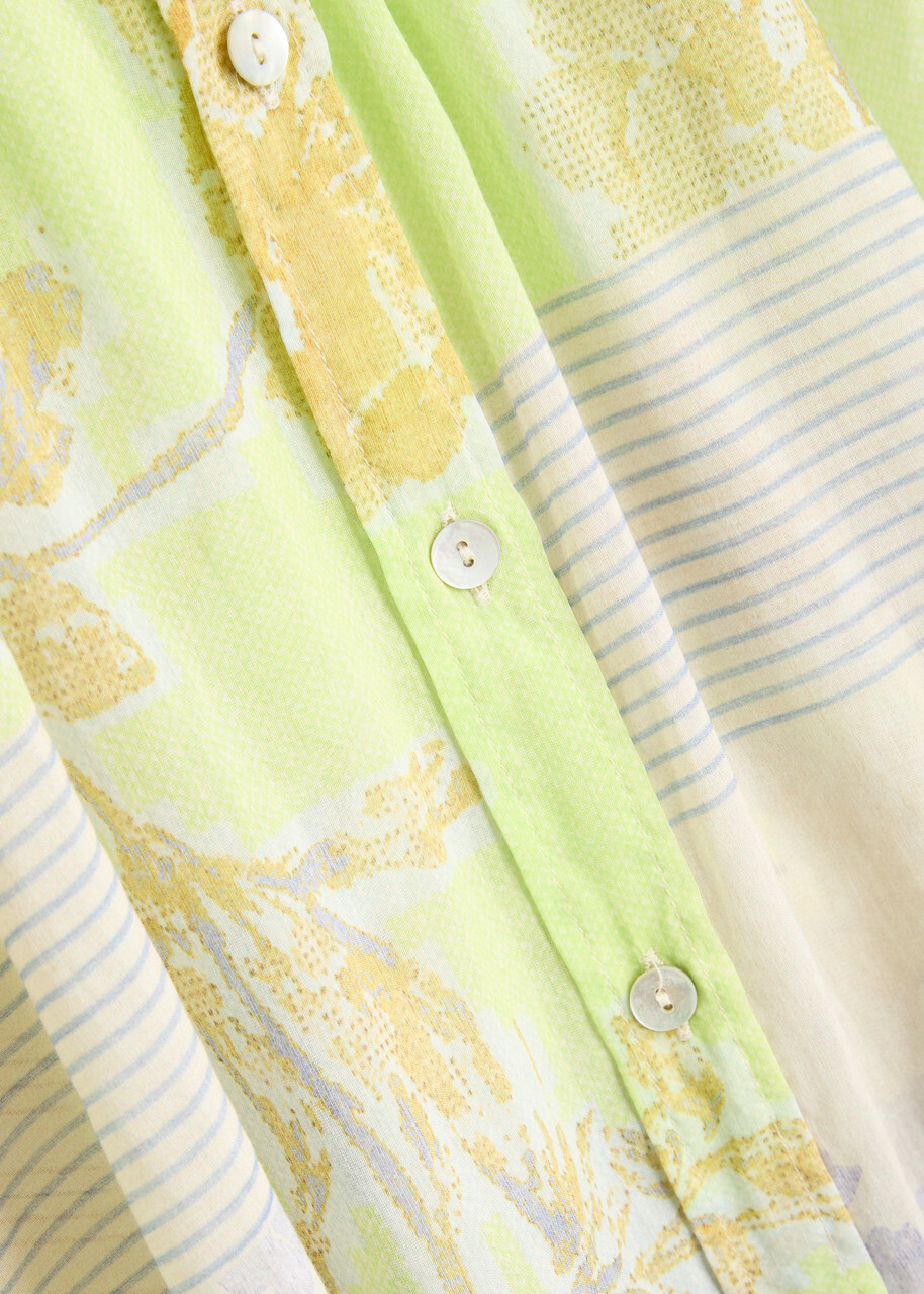 Forte_forte Garden Print Chiffon Blouse Multicoloured