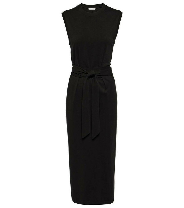 Photo: Vince Cotton jersey midi dress