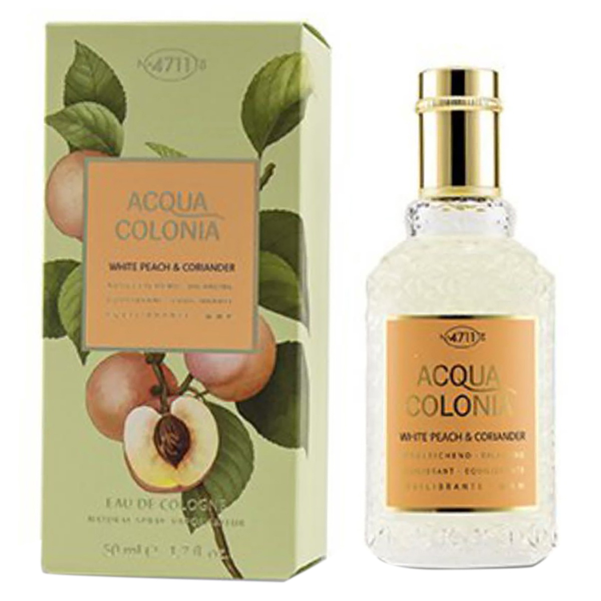 4711 - Acqua Colonia White Peach & Coriander Eau De Cologne Spray 50ml/1.7oz