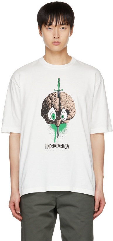 Photo: Undercoverism Whtie Graphic Print T-Shirt