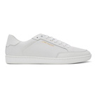 Saint Laurent White Court Classic SL10 Sneakers