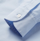 Barena - Cotton-Poplin Half-Placket Shirt - Men - Light blue