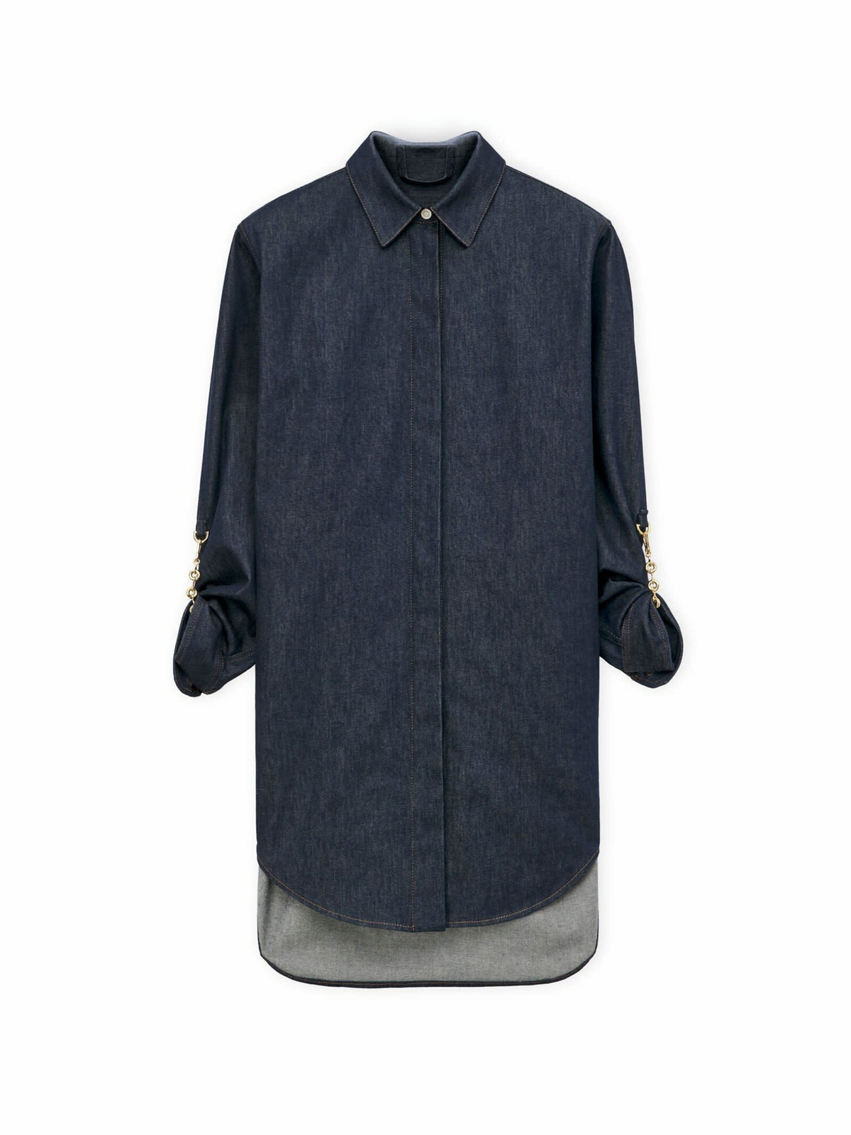 Loewe Denim Chain Shirt Dress