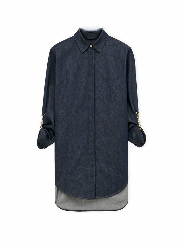 Photo: Loewe Denim Chain Shirt Dress
