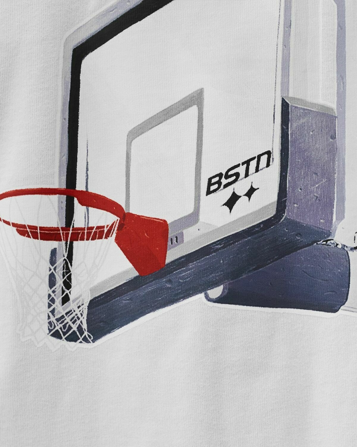 Bstn Brand Basketball System Heavyweight Tee White - Mens - Shortsleeves
