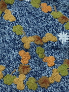 Story mfg. - Bulb Appliquéd Organic Cotton Sweater - Blue