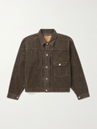 Remi Relief - Cotton-Corduroy Trucker Jacket - Brown