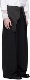 Jean Paul Gaultier Black 'The Bodysuit' Suit Trousers