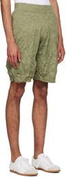 T/SEHNE SSENSE Exclusive Green Shorts