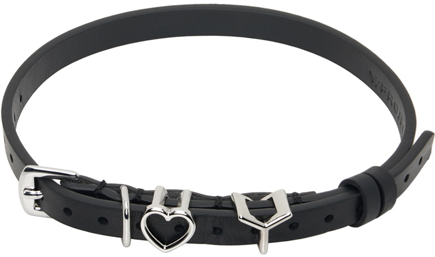 Y/Project Black Y Heart Belt Choker