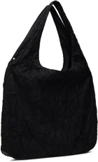 Youth Black Cut Off Round Tote