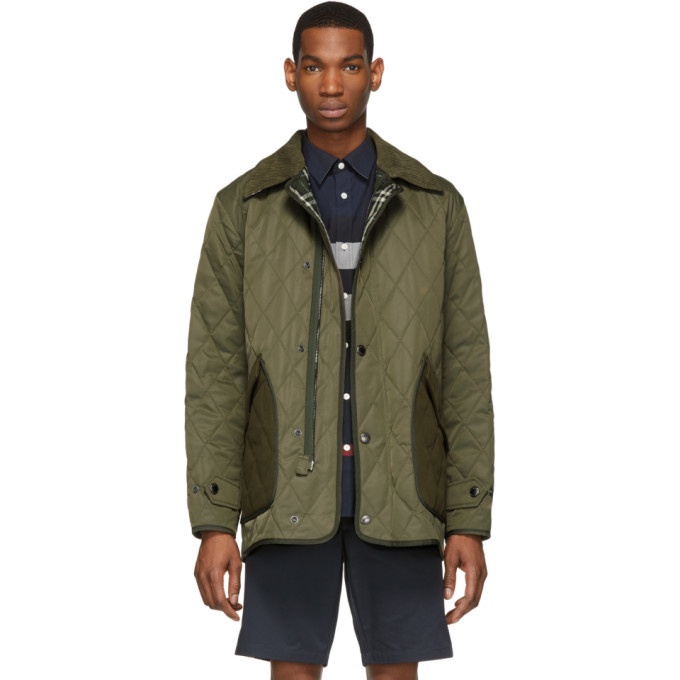Photo: Burberry Green Quilted Tyneside Jacket