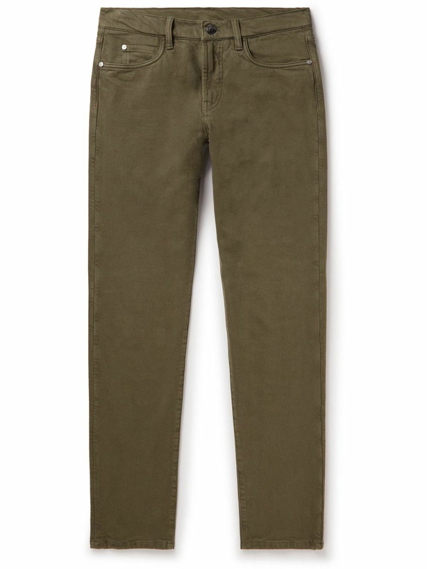 Photo: Loro Piana - New York Straight-Leg Jeans - Green