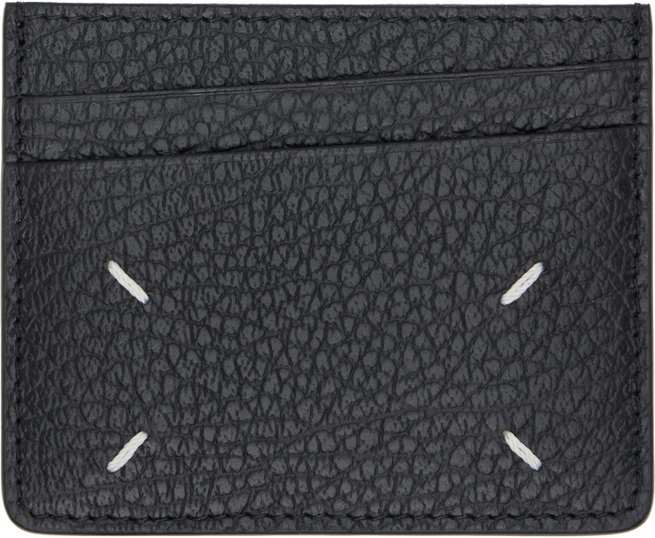 Photo: Maison Margiela Black Four Stitches Card Holder