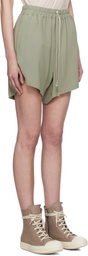 Rick Owens Green Hollywood Boxers Shorts