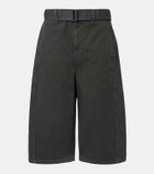 Lemaire Twisted denim shorts