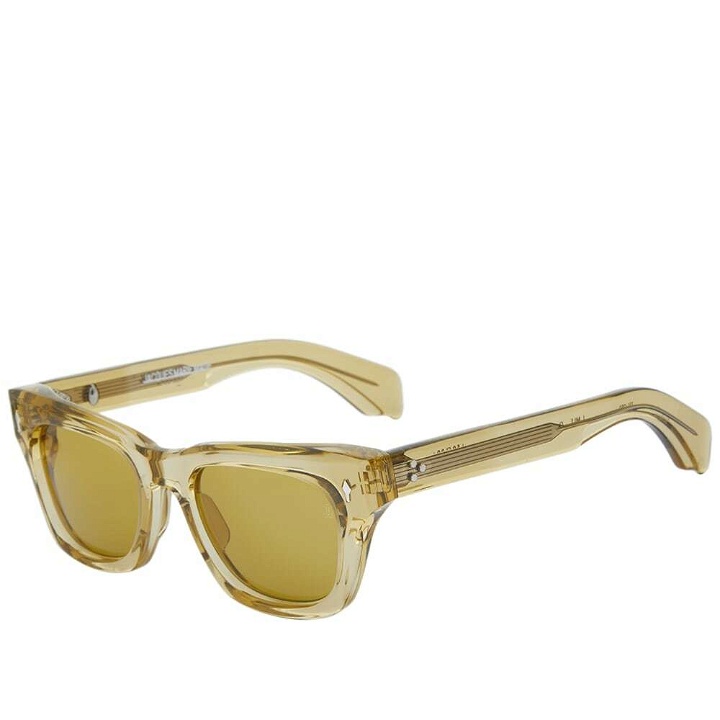 Photo: Jacques Marie Mage Men's Dealan Sunglasses in Olive