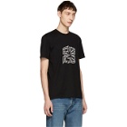Givenchy Black Zig Zag 4G Logo T-Shirt