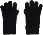 Polo Ralph Lauren Black Cable Knit Gloves