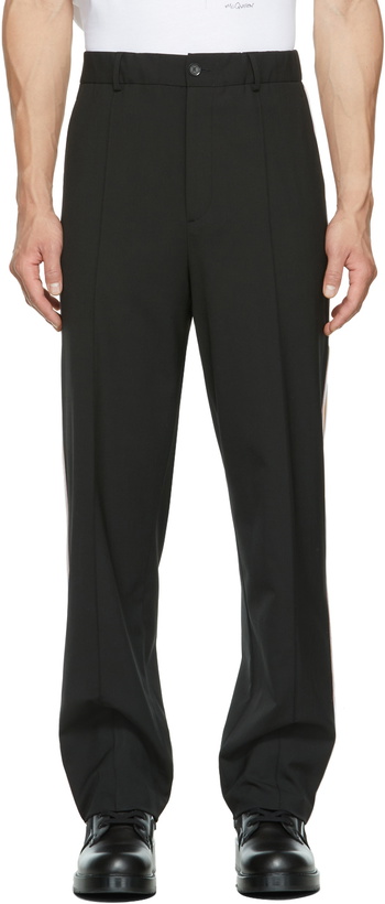 Photo: Valentino Black Regular-Fit Trousers