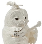 Asprey - Owl & Pussycat Sterling Silver Salt and Pepper Shakers - Silver