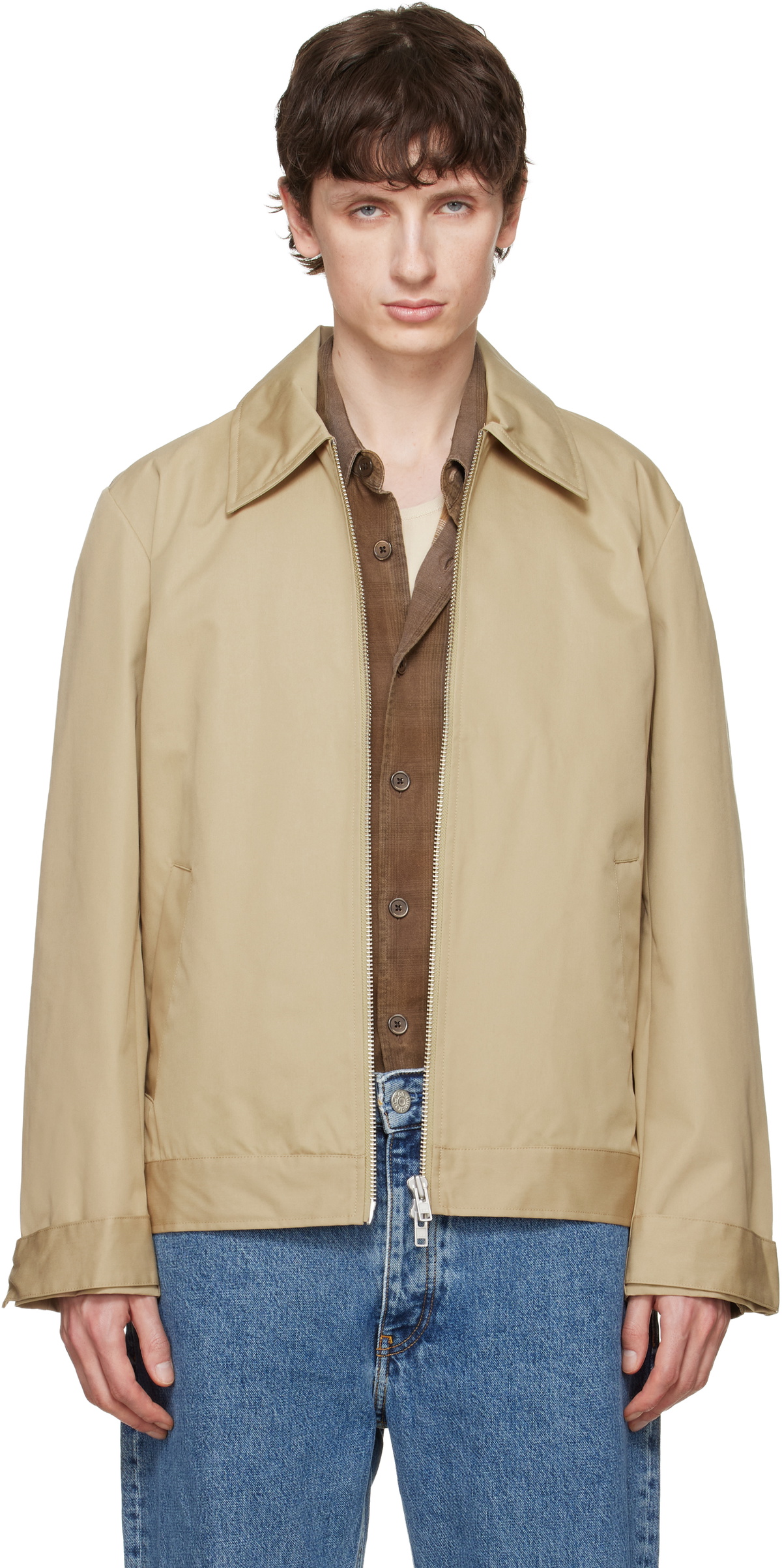 Won Hundred Beige Peter Cotton Jacket