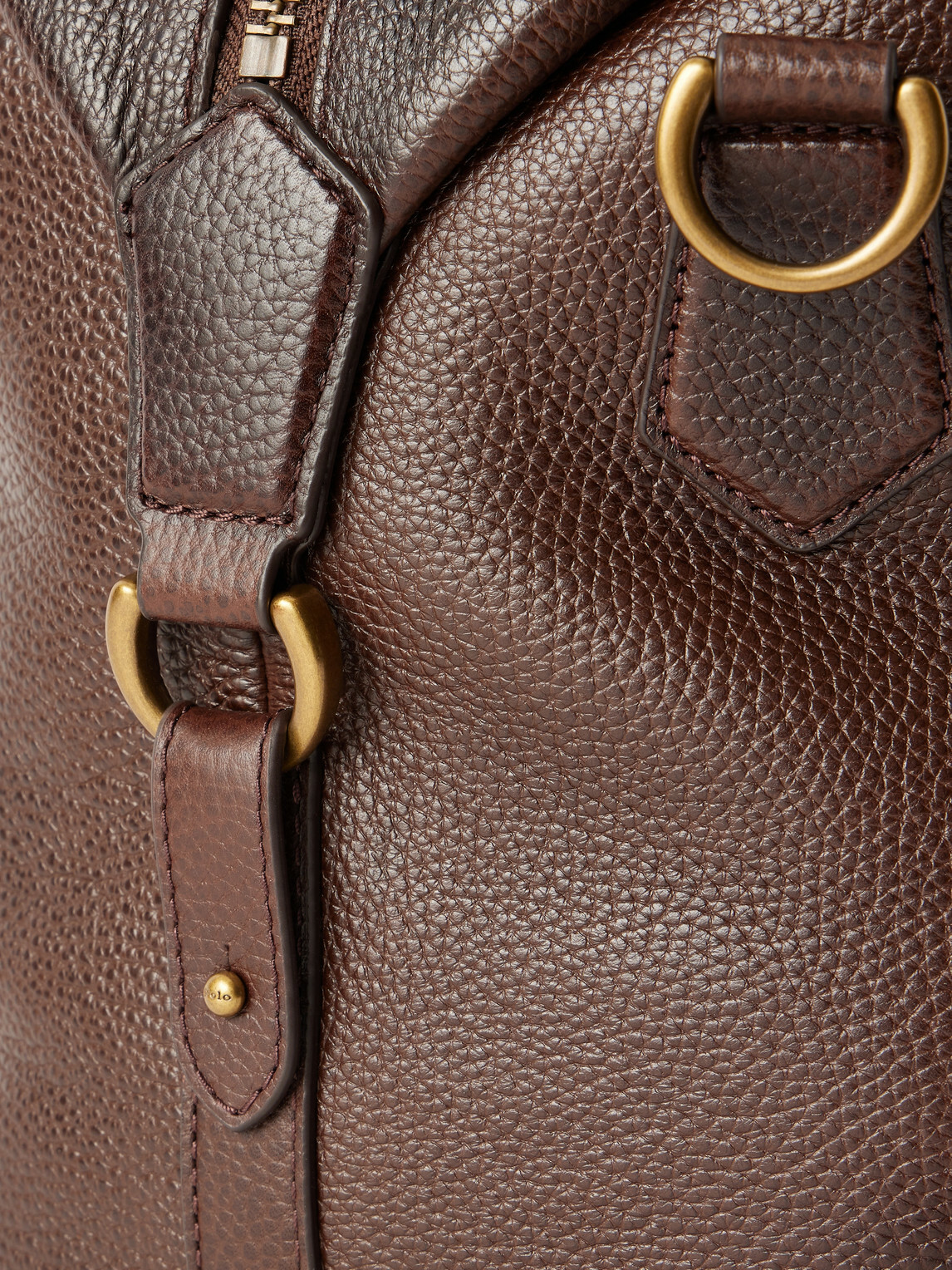 Polo Ralph Lauren - Pebble-Grain Leather Duffle Bag