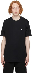 Marcelo Burlon County of Milan Black Embroidered Cross T-Shirt