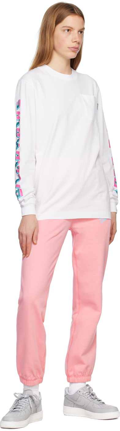 Billionaire Boys Club White Geometric Long Sleeve T-Shirt