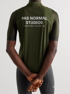 Pas Normal Studios - Mechanism Slim-Fit Logo-Print Nylon Cycling Gilet - Green