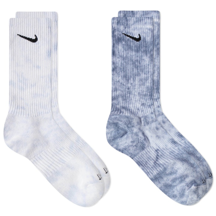 Photo: Nike Men's Tie-Dye Sock - 2 Pack in Multi