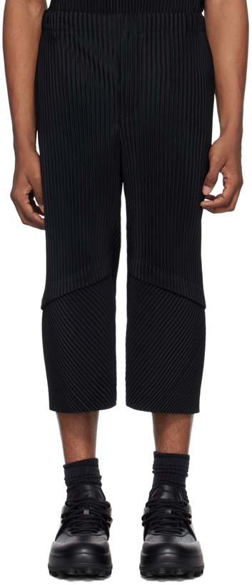 Photo: HOMME PLISSÉ ISSEY MIYAKE Black Aerial Trousers