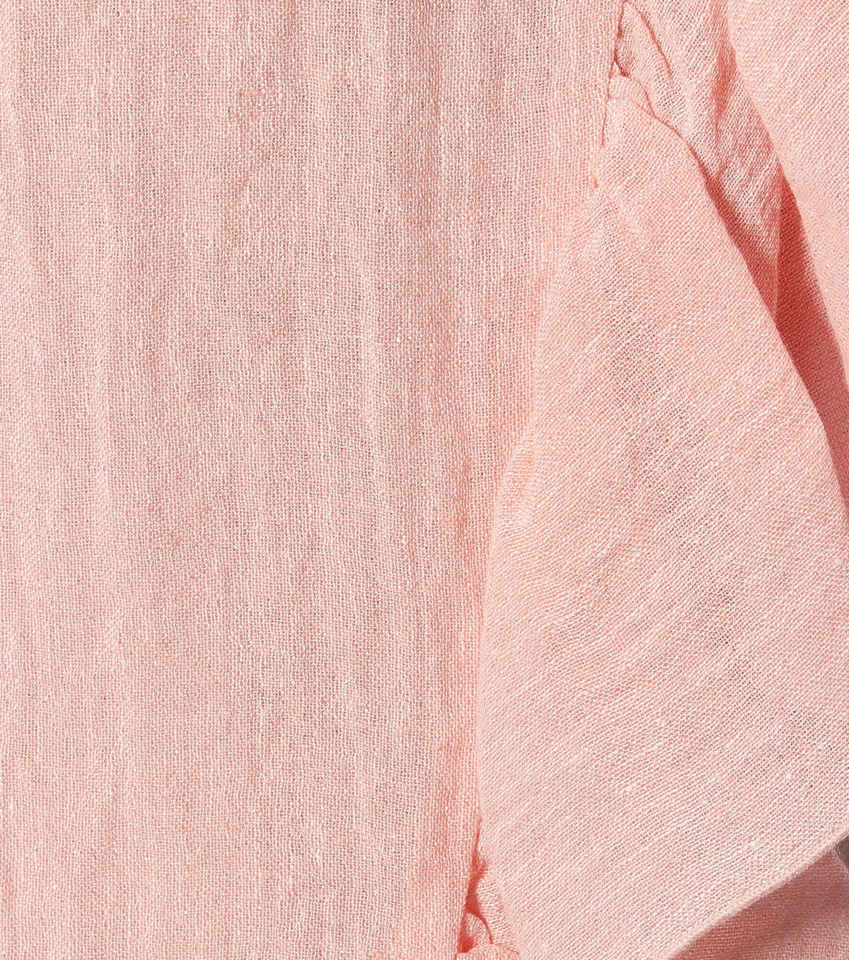 Lisa Marie Fernandez - Linen-blend midi skirt