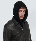 Rick Owens Cashmere and wool hood