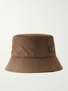 SAINT LAURENT - Recycled Shell Bucket Hat - Brown