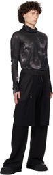 CARNET-ARCHIVE Black Skirt Trousers