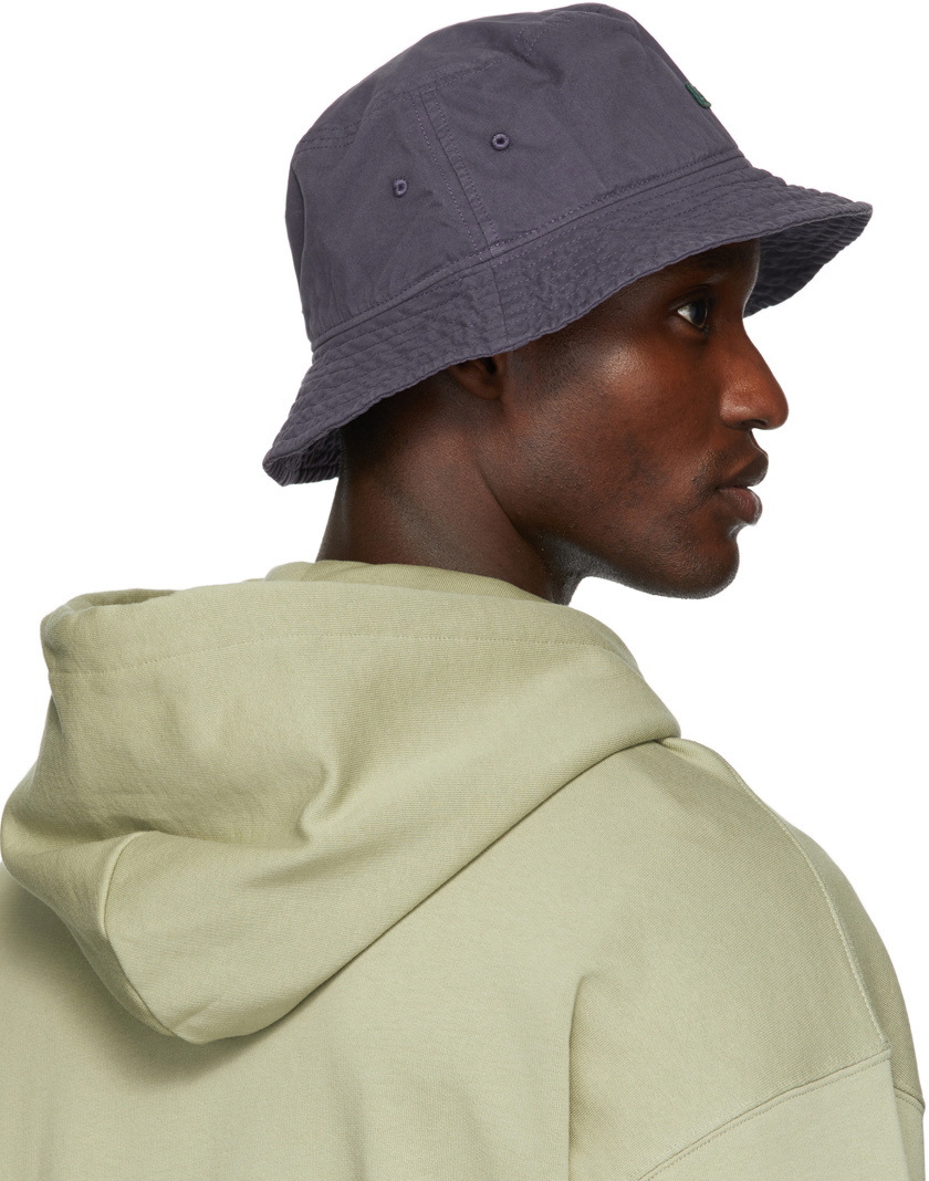 Acne Studios Purple Cotton Bucket Hat Acne Studios