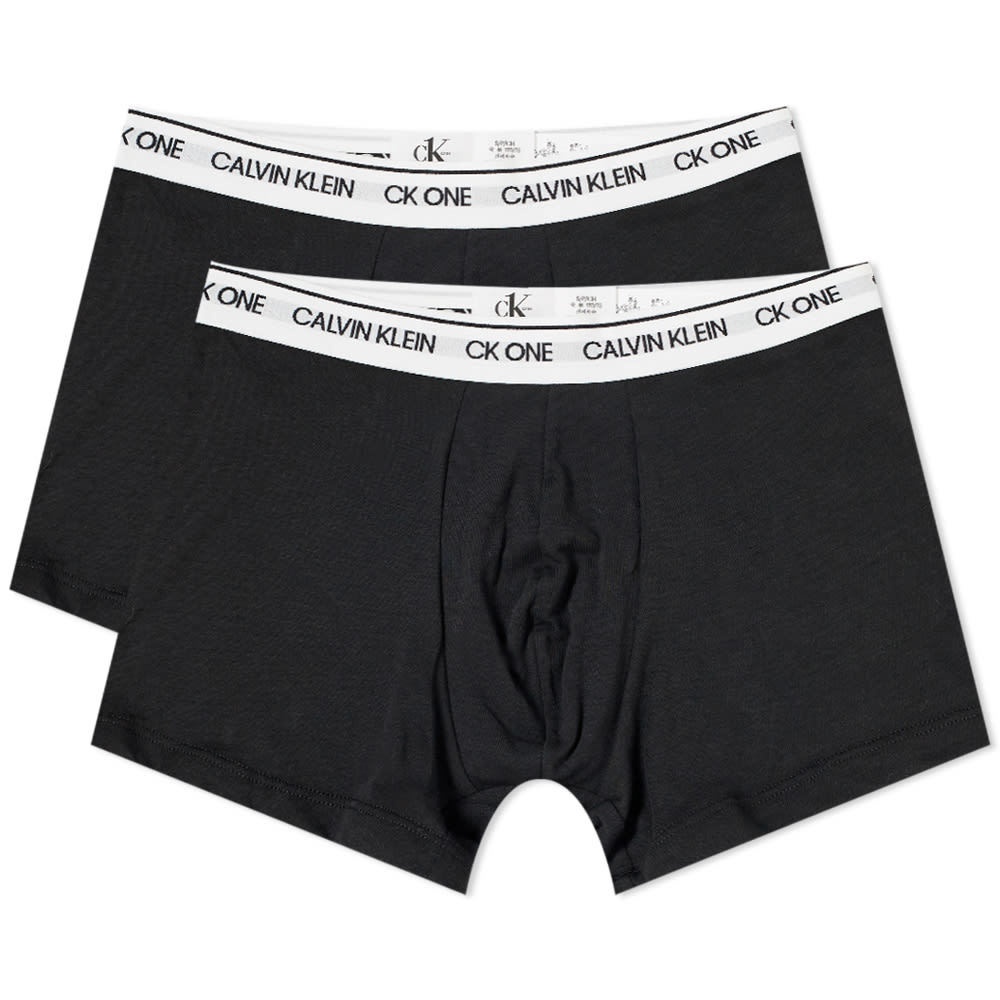 Photo: Calvin Klein Staggered Logo Trunk - 2 Pack