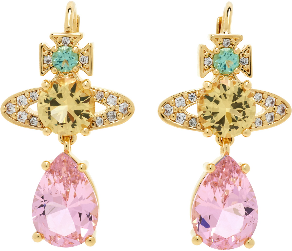 VIVIENNE WESTWOOD - Ismene Drop Crystal Earrings Vivienne Westwood